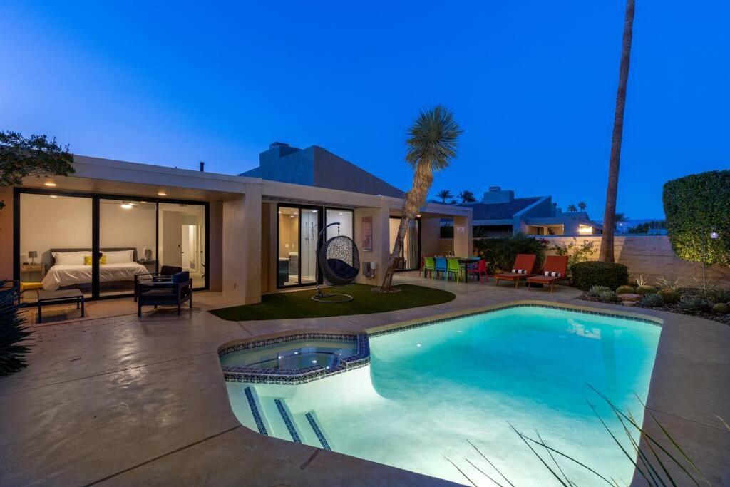 The Sunset House Pool & Spa Palm Springs Exteriér fotografie