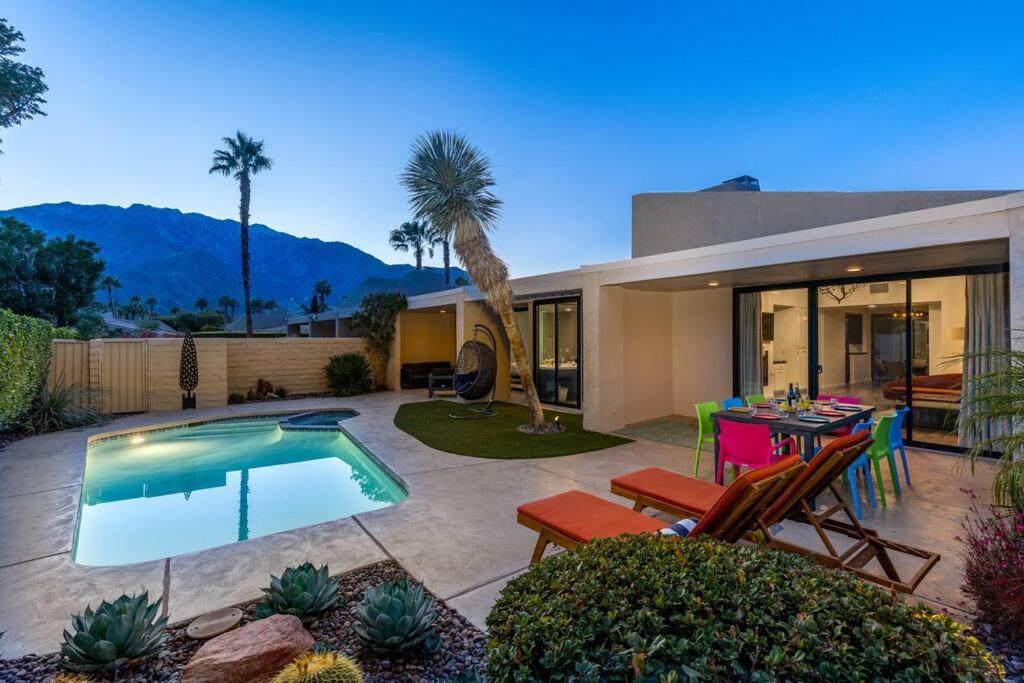 The Sunset House Pool & Spa Palm Springs Exteriér fotografie